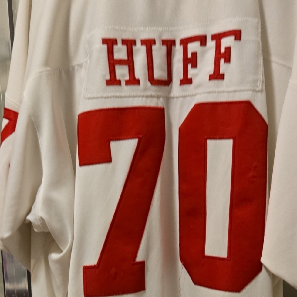 White and Red Sports Tee